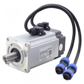 Silnik serwo AC z sterownik T6 Series 400W T6-RS400H2B3-M17S 3000 obr./min 1,27 Nm IP65 z 17-bitowym enkoderem i hamulcowym