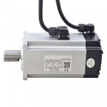 Silnik serwo AC z sterownik T6 Series 400W T6-RS400H2B3-M17S 3000 obr./min 1,27 Nm IP65 z 17-bitowym enkoderem i hamulcowym