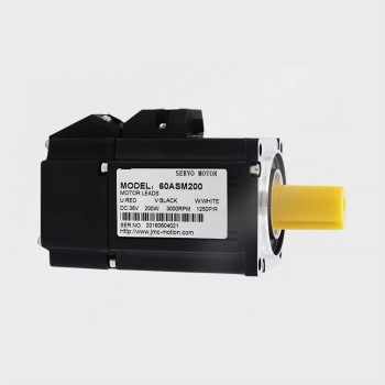 Silnik serwo DC 200 W 60ASM200 36 V 7,6 A 0,63 Nm 3000 obr./min 3 fazy 60 x 60 mm z enkoderem 2500 linii