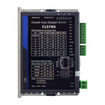 Sterownik krokowy Modbus RS485 z zamkniętą pętlą CL57RS 0,5-7,0 A 24-48 V DC