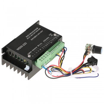 Sterownik silnika BLDC 3-fazowego, sterownik silnika bezszczotkowego prądu stałego WS55-220 DC20-50V 12A