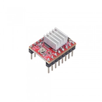 5 szt./opakowanie Moduł sterownika krokowego A4988 z radiatorem do drukarki 3D RepRap