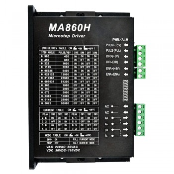 Sterownik silnika krokowego analogowy MA860H 2,4-7,2 A maks. 80 V AC lub 110 V DC