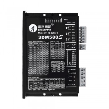 Sterownik silnika krokowego Leadshine 3DM580S 0,5-8,0A 20-74VDC dla silnika krokowego 3-fazowego