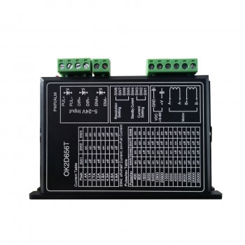 Sterownik silnika krokowego OK2D656T 1,4-5,6A 18-60VDC dla silnika krokowego NEMA23 NEMA24 NEMA34