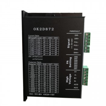 Sterownik silnika krokowego OK2D872 1,4-5,6A 24-110VDC,18-80VAC dla silnika krokowego NEMA 23 NEMA 24 NEMA 34