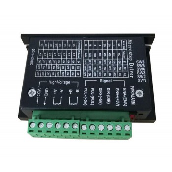 Sterownik silnika krokowego TB6600 9-40VDC 4A 2 fazy dla silnika krokowego NEMA 17, 23, 24
