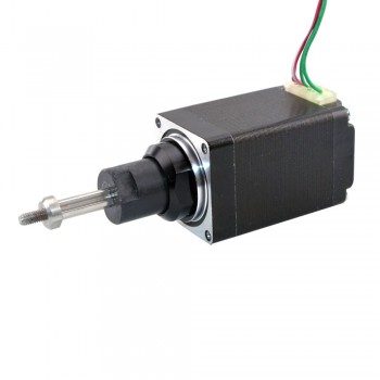 Uwięziony liniowy silnik krokowy Nema 11 11LS18-03547-127C skok na obrót 0,635mm skok 12,7mm