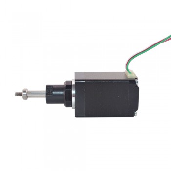 Uwięziony liniowy silnik krokowy Nema 11 11LS18-03547-127C skok na obrót 0,635mm skok 12,7mm