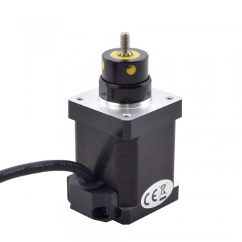 Uwięziony liniowy silnik krokowy NEMA 14 14C19S1504GF5-013RS skok na obrót 2,54mm skok 12,7mm