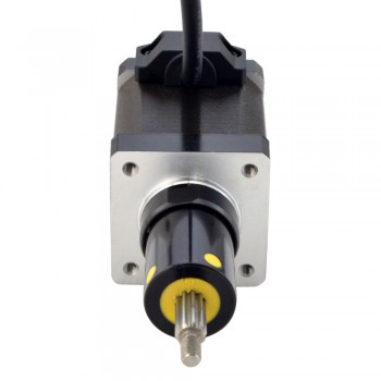 Uwięziony liniowy silnik krokowy NEMA 14 14C19S1504GF5-025RS skok na obrót 0,0127mm skok 25,4mm