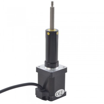 Uwięziony liniowy silnik krokowy NEMA 14 14C19S1504RF5-051RS skok na obrót 0,03175mm skok 50,8mm