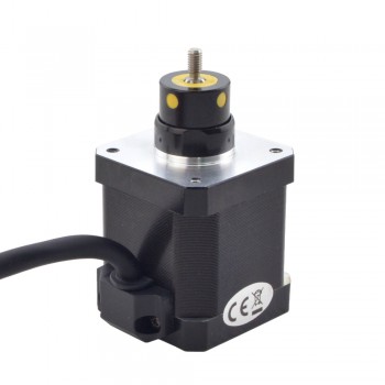 Uwięziony liniowy silnik krokowy NEMA 17 17C19S2504GF5-013RS skok na obrót 0,0127mm skok 12,7mm