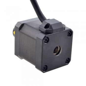 Uwięziony liniowy silnik krokowy NEMA 17 17C19S2504GF5-013RS skok na obrót 0,0127mm skok 12,7mm