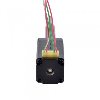 Uwięziony liniowy silnik krokowy NEMA 8 8C15S0504AC5-038RS skok na obrót 2mm skok 38,2mm