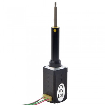 Uwięziony liniowy silnik krokowy NEMA 8 8C15S0504AC5-038RS skok na obrót 2mm skok 38,2mm