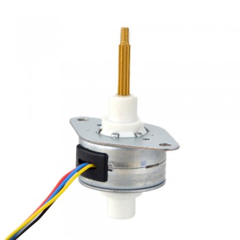 Uwięziony liniowy silnik krokowy pm Φ25,2x15mm 25LN48L01-334 skok na obrót 1,22mm skok 13,5mm