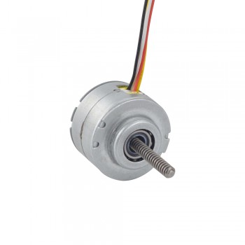 Uwięziony liniowy silnik krokowy pm Φ25x15,6mm 25LN24M01-233 skok na obrót 1mm skok 50mm