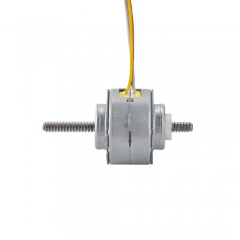 Uwięziony liniowy silnik krokowy pm Φ25x15,6mm 25LN24M01-233 skok na obrót 1mm skok 50mm