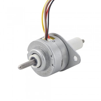 Uwięziony liniowy silnik krokowy pm Φ25x15mm 25LN24M02-333 skok na obrót 1mm skok 22mm