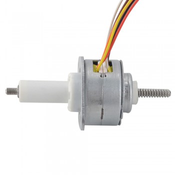 Uwięziony liniowy silnik krokowy pm Φ25x15mm 25LN24M02-333 skok na obrót 1mm skok 22mm