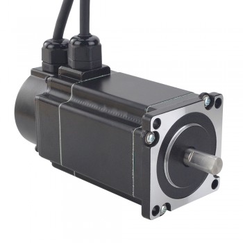 Wodoodporny silnik krokowy Nema 24 z zamkniętą pętlą 24E1KIP65-30 Seria P IP65 3Nm z enkoder 1000CPR