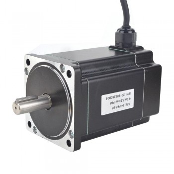 Wodoodporny silnik krokowy Nema 34 34IP65-85 Seria P IP65 6,0 A 8,5 Nm