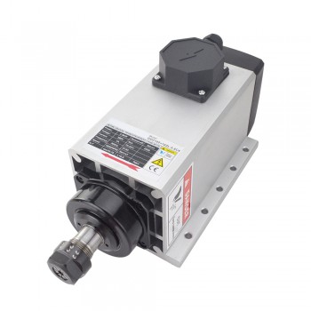 Wrzeciono frezarki CNC AC chłodzony powietrzem GDZ105×102L-3.5C4 380V 3,5KW 24000obr./min z tuleją zaciskową ER20
