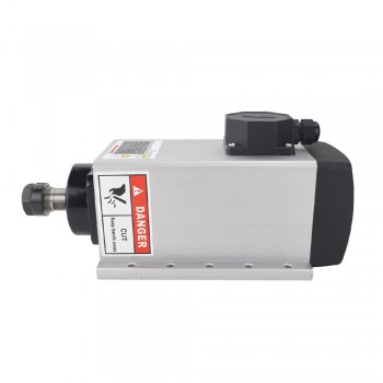 Wrzeciono frezarki CNC AC chłodzony powietrzem GDZ105×102L-3.5C4 380V 3,5KW 24000obr./min z tuleją zaciskową ER20