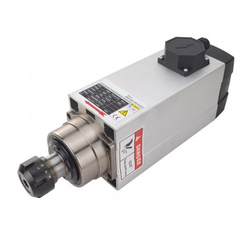 Wrzeciono frezarki CNC AC chłodzony powietrzem GDZ120×103-6.0C4 380V 6,0KW 18000obr./min 300Hz z tuleją zaciskową ER32