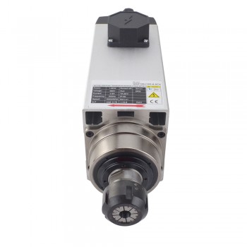Wrzeciono frezarki CNC AC chłodzony powietrzem GDZ120×103-6.0C4 380V 6,0KW 18000obr./min 300Hz z tuleją zaciskową ER32