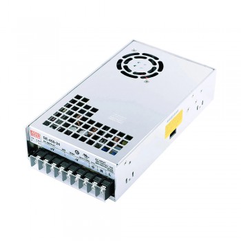 Zamknięty zasilacz impulsowy 24V Meanwell SE-450-24 18,8A 451,2W
