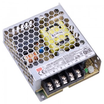 Zamknięty zasilacz impulsowy Meanwell LRS-50-24 24VDC 50W 2,2A