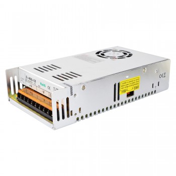 Zasilacz impulsowy 12V S-400-12 (400W 33A) do silnika krokowego