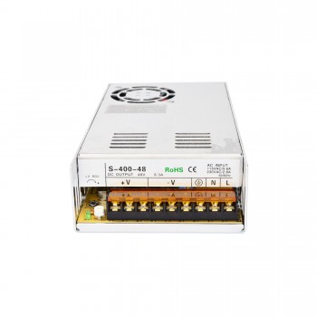 Zasilacz impulsowy 48V S-400-48 400W 8,3A do silnika krokowego