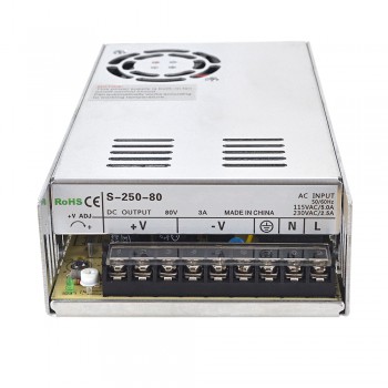 Zasilacz impulsowy 80V S-250-80 250W 3,0A do silnika krokowego
