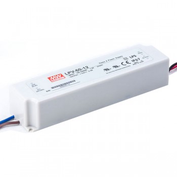 Zasilacz impulsowy Meanwell LPV-60-12 pojedyncze wyjście5A 12V 60W