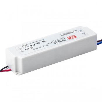 Zasilacz impulsowy Meanwell LPV-60-12 pojedyncze wyjście5A 12V 60W