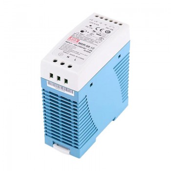 Zasilacz na szynę din 12v Meanwell MDR-60-12 5A 60W