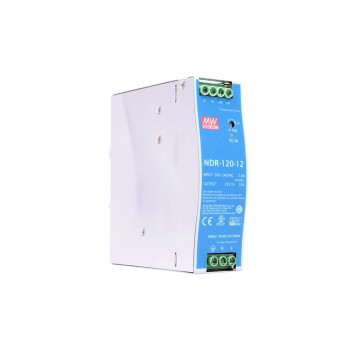 Zasilacz na szynę din 12v Meanwell NDR-120-12 10A 120W zatwierdzone przez UL508