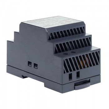 Zasilacz na szynę din 24v MeanWell HDR-60-24 60W 2,5A ultra smukły kształt stopnia
