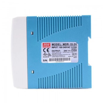 Zasilacz na szynę din 24v MeanWell MDR-10-24 0,42A 10W