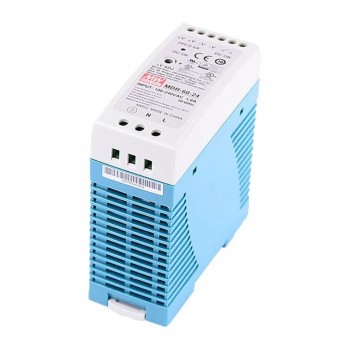 Zasilacz na szynę din 24v MeanWell MDR-60-24 2,5A 60W