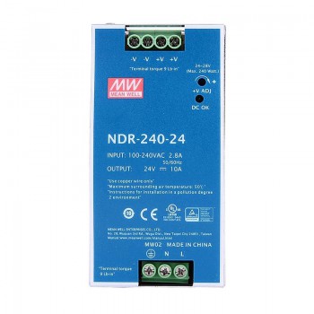Zasilacz na szynę din 24v Meanwell NDR-240-24 10A 240W