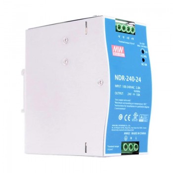 Zasilacz na szynę din 24v Meanwell NDR-240-24 10A 240W