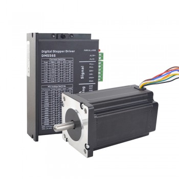 Zestaw silnik krokowy Nema 24 + sterownik silnika krokowego 4,0 Nm 1-DM556S-24HS39 1,8 stopnia