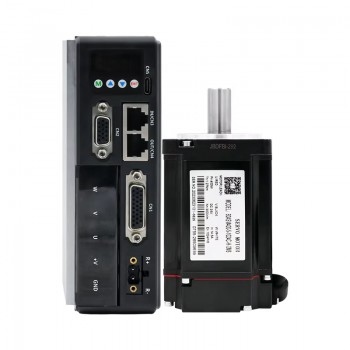 Zestaw silnik serwo z sterownik, 0,4 kW 48 V DC 60ASM4001024C+MCAC825 1,27 Nm 60 x 60 mm z 1024-liniowym enkoderem magnetycznym