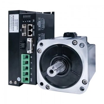 Zestaw silnik serwo z sterownik, 1,5 kW 130ASM1500-2500C+MCAC8A0 48 V 4,78 Nm 37 A 3000 obr./min