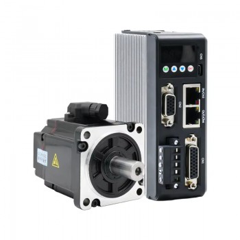 Zestaw silnik serwo z sterownik, 200 W 60ASM200-5-1024C+MCAC610 0,64 Nm 36 V 7,5 A 0,64 Nm 3000 obr./min