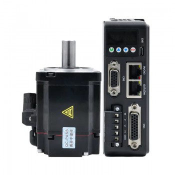 Zestaw silnik serwo z sterownik, 200 W 60ASM200-5-1024C+MCAC610 0,64 Nm 36 V 7,5 A 0,64 Nm 3000 obr./min